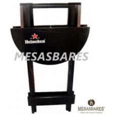 Bistrô de Madeira Dobrável com Logo Marca - Cod: 958